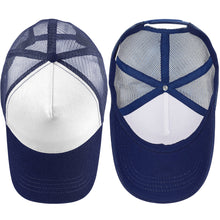 Load image into Gallery viewer, 5 Panel Trucker Hat - Navy