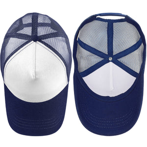 5 Panel Trucker Hat - Navy