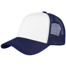 Load image into Gallery viewer, 5 Panel Trucker Hat - Navy