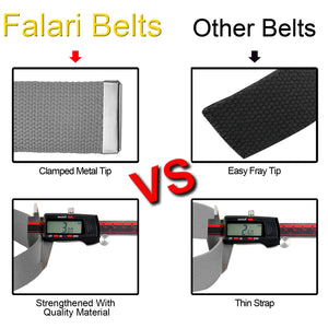 Web Belt Fully Adjustable Cut to Fit Golf Belt Flip Top Silver Buckle
