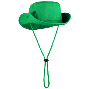 Wide Brim Boonie Hat - Kelly Green