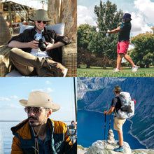 Load image into Gallery viewer, Wide Brim Boonie Hat - Sky Blue