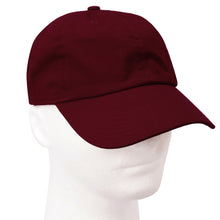 Load image into Gallery viewer, Classic Baseball Cap Soft Cotton Adjustable Size - Burgundy