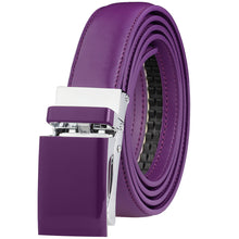 Load image into Gallery viewer, Automatic Ratchet Belt for Women Kids Boys and Girls Genuine Leather Belt - Trim to Fit