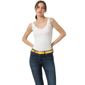 Automatic Ratchet Belt for Women Kids Boys and Girls Genuine Leather Belt - Trim to Fit